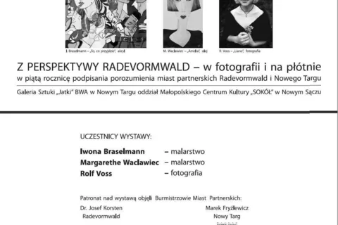 Wernisaż wystawy malarstwa i fotografii artystów z Radevormwald
