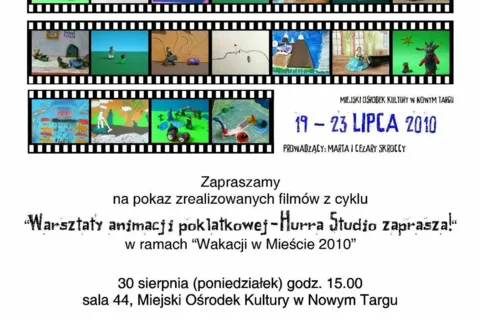 Pokaz filmów zrealizowanych w ramach warsztatów animacji