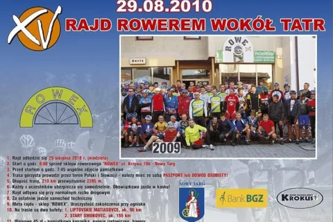 XV Rajd Rowerem Wokół Tatr