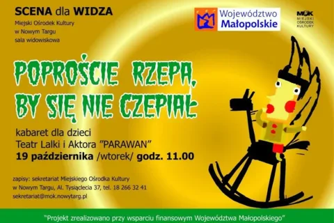 Scena dla widza - "Poproście Rzepa, by się nie czepiał"