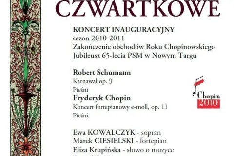 Koncert Inauguracyjny "Wieczorów czwartkowych"