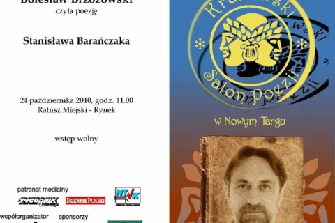 XXII salon poezji - Bolesław Brzozowski czyta poezję Stanisława Barańczaka