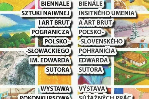 Wernisaż wystawy pokonkursowej w ramach Biennale Sztuki Naiwnej i Art Brut Pogranicza Polsko-Słowackiego im. Edwarda Sutora