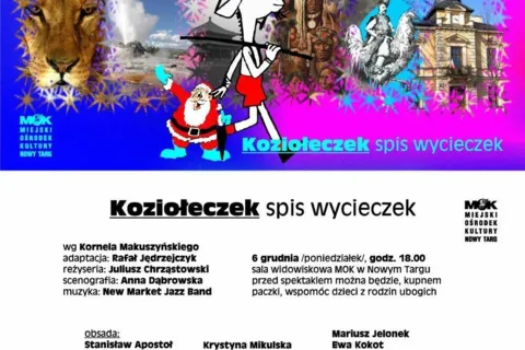Spektakl "Koziołeczek - spis wycieczek"