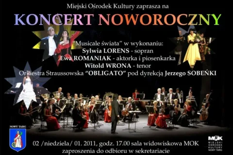 KONCERT NOWOROCZNY "Musicale świata" w MOK w Nowym Targu
