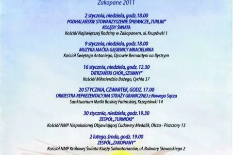 II Festiwal Kolęd, Pastorałek i Pieśni Bożonarodzeniowych