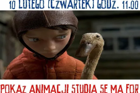 POKAZ ANIMACJI STUDIA SE MA FOR JUŻ 10 LUTEGO (CZWARTEK) GODZ. 11.00