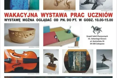 Wakacyjna Wystawa Prac Uczniów ZSP im. A. Kenara