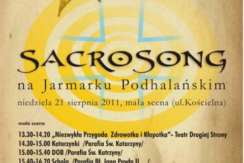 Sacrosong podczas XII Jarmarku Podhalańskiego