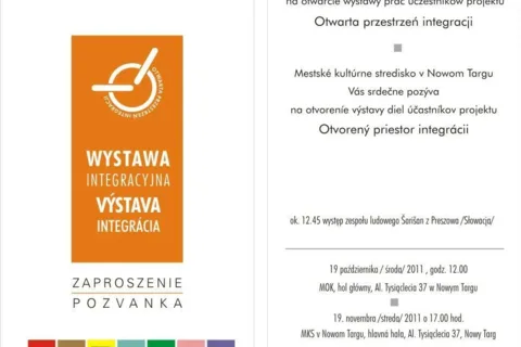 Otwarcie wystawy integracyjnej w ramach projektu Otwarta Przestrzeń Integracji