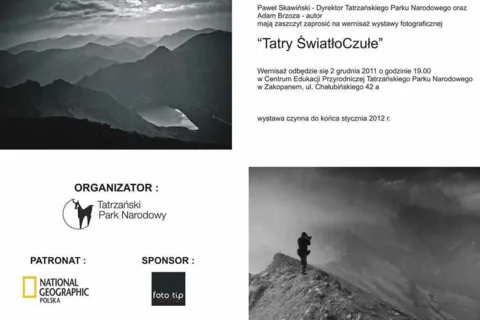 Wernisaż wystawy fotograficznej Adama Brzozowskiego „Tatry ŚwiatłoCzułe”
