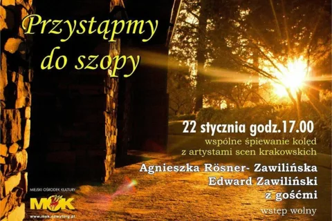 "Przystąpmy do szopy" wspólne śpiewanie kolęd z artystami scen krakowskich