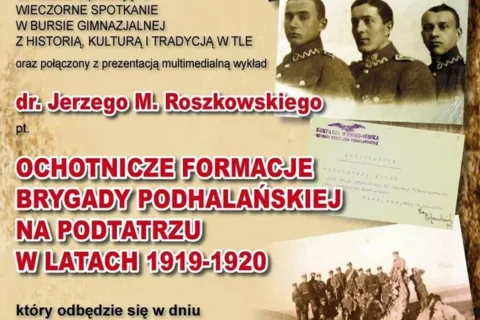 OCHOTNICZE FORMACJE BRYGADY PODHALAŃSKIEJ NA PODTATRZU W LATACH 1919-1920