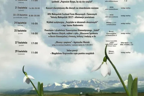 Kulturalna Stolica Podhala – Kwiecień 2012