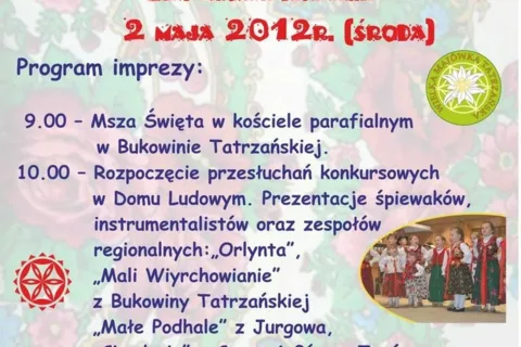 27. Przegląd Dorobku Kulturalnego Gminy Bukowina Tatrzańska „Małe Bajania 2012”