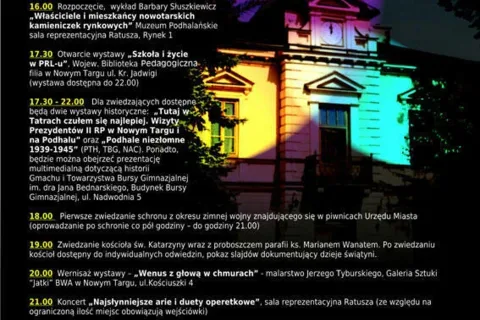 2 Noc Muzeów w Nowym Targu