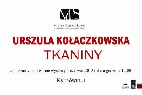 Wernisaż wystawy "TKANINY" Urszuli Kołaczkowskiej