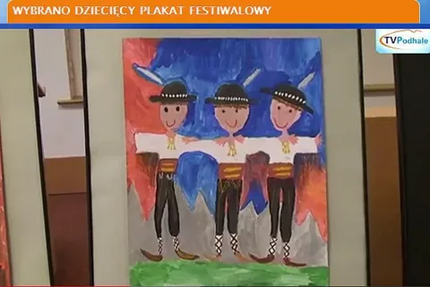 Wystawa prac z Konkursu na dziecięcy plakat festiwalowy w ramach 44. Międzynarodowego Festiwalu Folkloru Ziem Górskich w Zakopanem