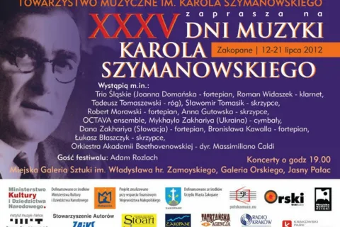 XXXV Dni Muzyki Karola Szymanowskiego w Zakopanem