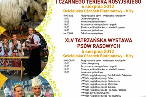 XLV TATRZAŃSKA WYSTAWA PSÓW RASOWYCH