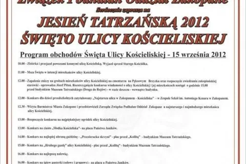 Święto ulicy Kościeliskiej