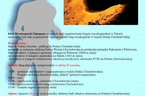 Bieg górski na Wołowiec i Rakoń