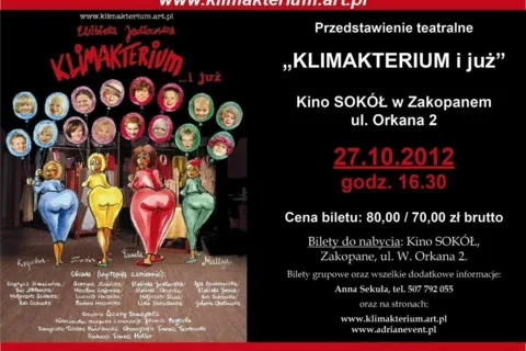 Przedstawienie teatralne „Klimakterium i już”