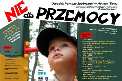"Nie dla przemocy" festyn profilaktyczno-edukacyjny dla dzieci i rodziców