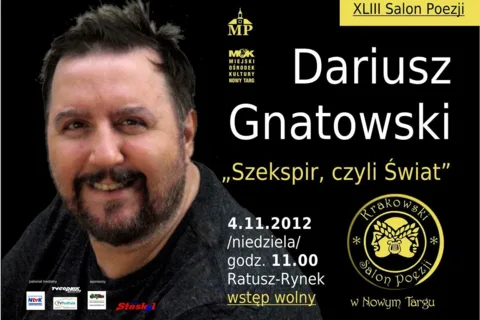 XLIII salon poezji z udziałem Dariusza Gnatowskiego