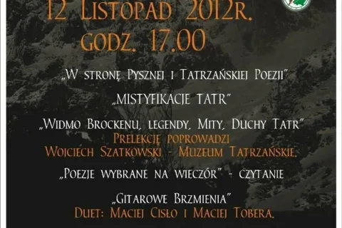 WIDMO BROCKENU, TATRZAŃSKIE LEGENDY, MITY I DUCHY TATR...