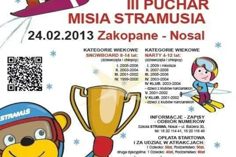 III Puchar Misia Stramusia – zawody narciarskie i snowboardowe dla dzieci