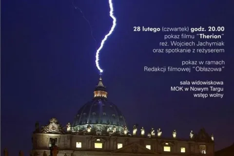 Pokaz filmu "Therion" w ramach spotkań filmowych z Redakcją filmową "Obłazowa"