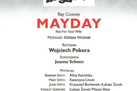 Teatr Bagatela ze spektaklem "Mayday" w MOK