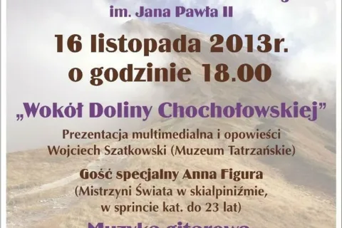 Wieczór górski „Wokół Doliny Chochołowskiej”