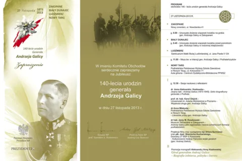 Jubileusz generała Andrzeja Galicy