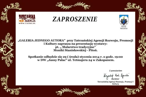 Prezentacja wystawy: pt. „Malarstwo tradycyjne”