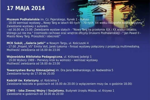 4 Noc Muzeów w Nowym Targu