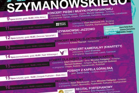 XXXVII Dni Muzyki Karola Szymanowskiego w Zakopanem