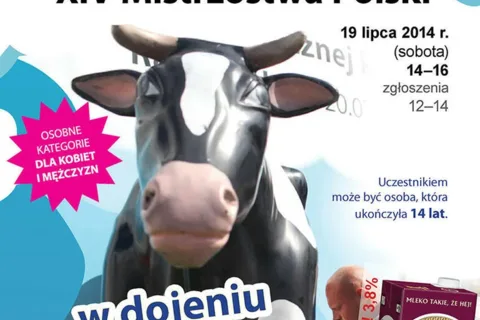 XIV Mistrzostwa Polski w dojeniu sztucznej krowy już 19 lipca