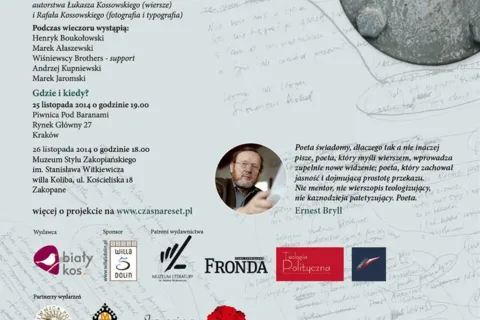 WIECZÓR AUTORSKI ALBUMU POEZJI „RESET”