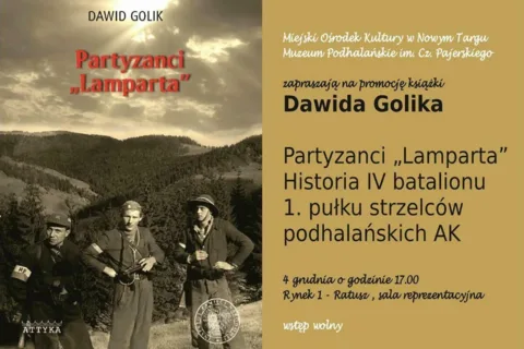 Promocja książki Dawida Golika pt. Partyzanci "Lamparta"