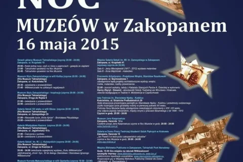 NOC MUZEÓW W ZAKOPANEM 16.05.2015