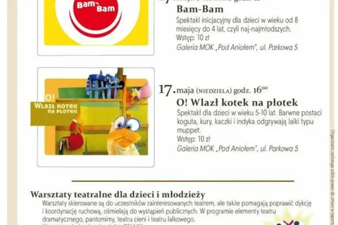 Spektakle w Galerii Pod Aniołem w Rabce