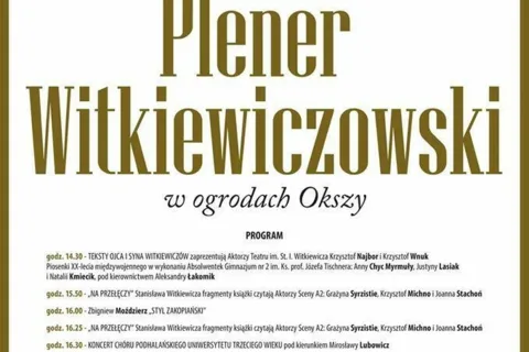 PLENER WITKIEWICZOWSKI W OGRODACH GALERII SZTUKI XX WIEKU W WILLI OKSZA
