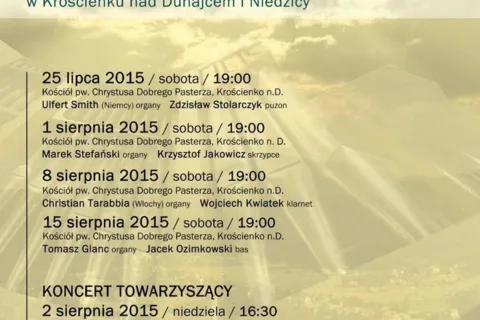 Koncert w ramach Festiwalu "Pieniny-Kultura-Sacrum"