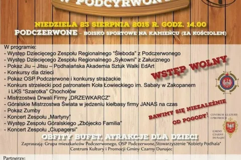 Festyn „Góralskie Śpasy w Podcyrwonym”