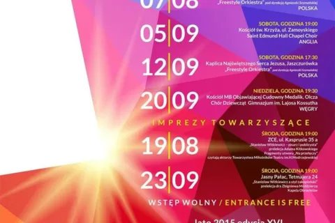 Chór z Wielkiej Brytanii w kościele św. Krzyża w Zakopanem