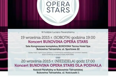 BUKOVINA Opera Stars – największe wydarzenie operowe Podhala