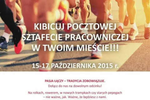 Sztafeta pracownicza pracowników Poczty Polskiej