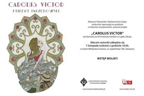 SPOTKANIE Z HUBERTEM JARZĘBOWSKIM – AUTOREM KSIĄŻKI „CAROLUS VICTOR”